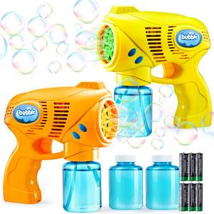 lot 8427 image: JOYIN Bubble Gun Set with Solution - 2 Pack
