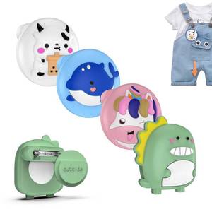 lot 8474 image: BIQIRE 4-Pack AirTag Holder with Pin, Silicone