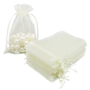 lot 8478 image: HRX Package Organza Bags 4x6 inch 100pcs Pastel Yellow