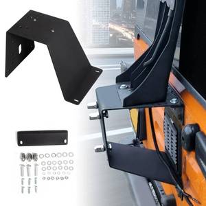 lot 9671 image: ECOTRIC Spare Tire Carrier Mount Holder Compatible with 1987-2006 YJ TJ LJ