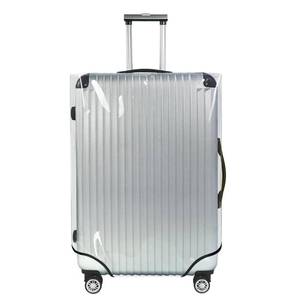lot 10009 image: Explore Land Clear PVC Suitcase Cover Protector, SM