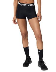 lot 10023 image: Nike Womens Victory 3in Short, BlackWhite, Small
