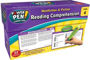 lot 10028 image: Teacher Created Resources Power Pen Learning Cards Reading Comprehension Grade 4 (TCR6199)