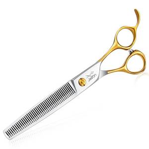 lot 10485 image: JASON Dog Grooming Thinning Scissors - 7.5 Blending Shears 40 Teeth