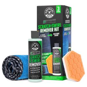 lot 13784 image: Chemical Guys, Insynchro Scratch & Swirl Remover Hand Polishing Kit, 8 oz