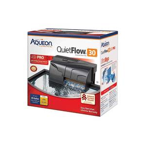 lot 13791 image: Aqueon QuietFlow 30 LED PRO Aquarium Fish Tank Power Filter For Up To 45 Gallon Aquariums