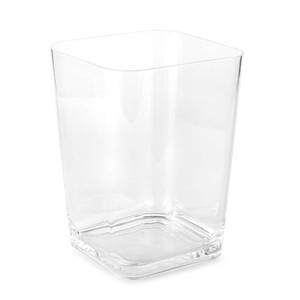lot 13803 image: Huang Acrylic Clear Square Wastebasket