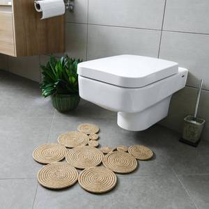 lot 13806 image: Home Turko Jute Bath Mat 23.6 x 15.7 Inches