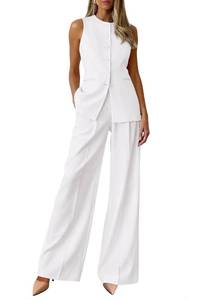 lot 13838 image: PRETTYGARDEN Womens 2-Piece Pantsuit Set, Size Small