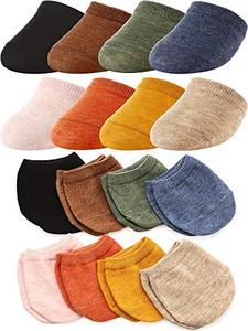 lot 14019 image: SATINIOR 8 Pairs Womens Toe Topper Socks, Assorted Colors