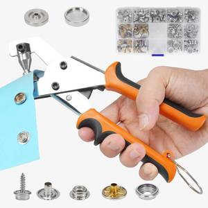 lot 14027 image: Zonglan Heavy Duty Snap Fastener Tool Kit with 150 Sets