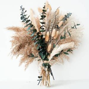 lot 14029 image: YOJOYI Dried Flower Bouquet with Pampas Grass