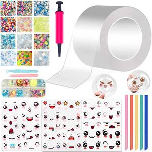 lot 14039 image: YIXIPAZH Nano Tape Bubble kit Balloons Nano Tape bubbls kit Squishy Kits bloonies Plastic Bubbles White Balloons Bulk Bubbles
