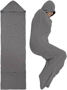 lot 14078 image: Sleep Bag-Sleep Pod for Deeper Sleep��Full Body Cozy Sleep Bag with Hoodie