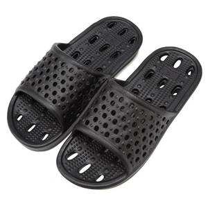 lot 14103 image: clootess Shower Shoes Slide for Men and Women Bath Non-Slip Holes Slipper (size 3637)