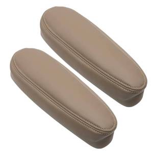 lot 14111 image: Priprilod Driver & Passenger Side Replacement Armrest Cover # 522 Medium Neutral Tan Fit for Silverado Avalanche Sierra 2000 2001 2002 2003 2004 2005 2006 2007