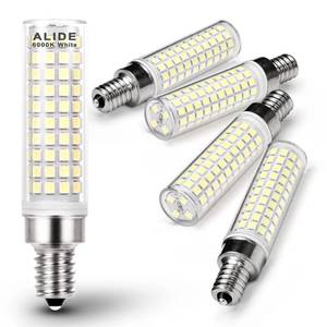 lot 14114 image: ALIDE E12 C7 10W 6000K LED Candelabra Bulbs 100w Equivalent, 5Pack