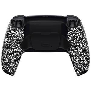 lot 14127 image: eXtremeRate Textured White Back Paddles Programable Rise 2.0 Remap Kit for PS5 Controller BDM-010 020, Upgrade Board & Redesigned Back Shell & Back Buttons Set for PS5 Controller - Without Controller