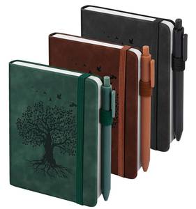 lot 14141 image: ALKALO 3 Pack Pocket Notebooks A6 Small Notebook 100 GSM 3.7 x 5.7