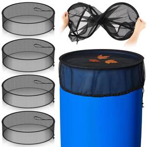 lot 14143 image: SATINIOR 2 Pcs 20 Inch Pop-up Rain Barrel Mesh Cover