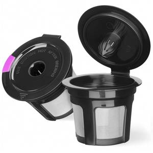 lot 14442 image: Fanativita Reusable K Cup Coffee Filters for Keurig, 2 Pack