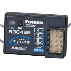 lot 14457 image: Futaba R304Sb 2.4G FHSS Telemetry Receiver