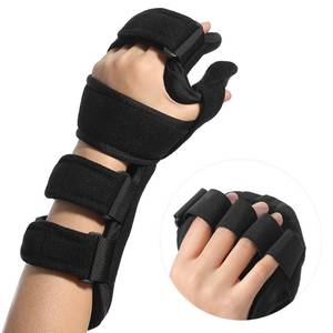 lot 14477 image: Fanwer Resting Hand Splint with Finger Separators - Hand Brace for Finger Contractures - Night Immobilizer Support for Carpal Tunnel Wrist Pain - Thumb Stabilizer Strap For Correction & Comfort (Left)