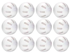 lot 14480 image: Hot Glove Practice Curve Plastic Baseballs (12 Pack)