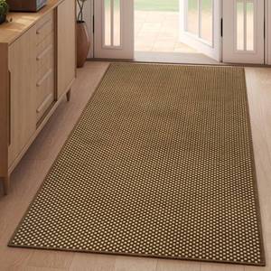 lot 19030 image: YDKGL 3x5 ft Area Rug Entryway Runner Kitchen Rugs Non Slip Dark Brown