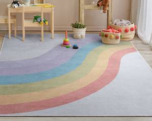 lot 19053 image: Well Woven Kids Rainbow Area Rug 33 x 5