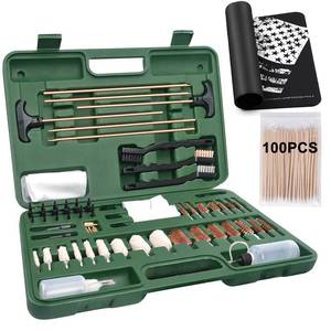 lot 19054 image: iunio Universal Gun Cleaning Kit, 63-Piece Set with Mat