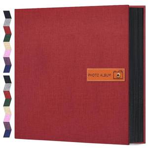 lot 20276 image: Popotop 4x6 Photo Album 600 Pictures, Linen Hardcover, Reinforced Spine