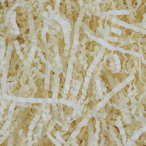 lot 20279 image: Caleihd Crinkle Cut Paper Shred Filler Gift Cushion Streamer Oyster White