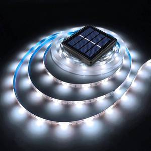 lot 20286 image: Solar LED Strip Lights Outdoor for Outside, Pool, Stair, 6000K 20FT