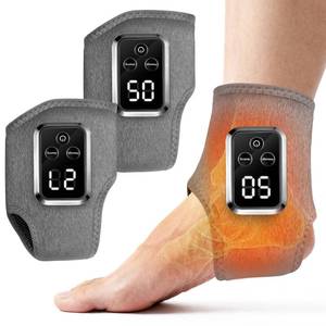 lot 20306 image: YAZHI Foot Massager 2-in-1 Warming Wrap �� Relax & Renew Foot & Ankle Massager with 3 Modes & 4 Heat Levels, Portable for Home or Travel 2pack