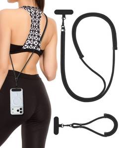 lot 20334 image: VVAAGG Cell Phone Lanyard for iPhone - Crossbody Phone Strap Black