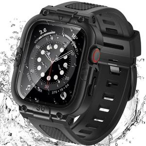 lot 20338 image: Goton 3 in 1 Waterproof Case with Band Compatible for Apple Watch 44mm