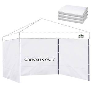 lot 20343 image: Instant Canopy Sidewalls for Pop Up Canopy Tent, 300D Waterproof Material for Outdoor Events, Vendor Booths, and Privacy (Sidewalls Only) (White, 10x10ft-3pcs)