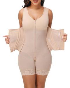 lot 20364 image: SHAPSHE Shapewear Tummy Control Faja Body Shaper Waist Cincher Tan 3XL