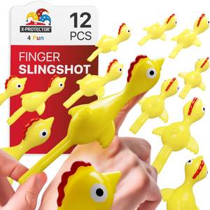lot 20404 image: X-Protector Rubber Chicken Slingshot - 12 Pack