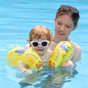 lot 20415 image: Swimbobo Toddler Floaties Inflatable Arm Bands Yellow