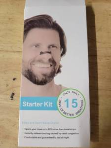 lot 20418 image: Sleep and Sport Nasal Dilator Starter Kit - 15 Day