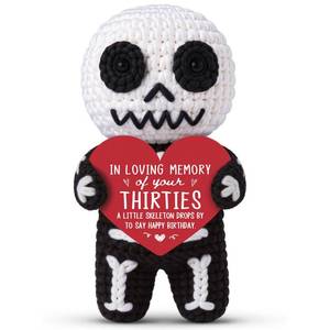 lot 20434 image: GoMelley Handmade Crochet Skeleton 40th Birthday Gift