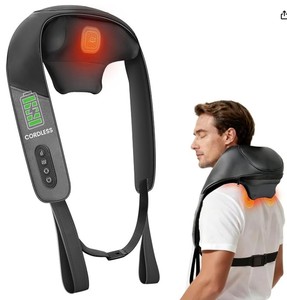 lot 13830 image: Snailax Cordless Neck & Shoulder Massager SL-672