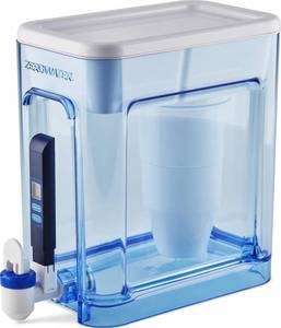 lot 1832 image: Culligan ZeroWater 22-Cup Ready-Read 5-Stage Water Filter Dispenser with 5-Stage 0 TDS Water Filter �� IAPMO Certified to Reduce Lead, Chromium, and PFOAPFOS
