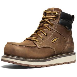 lot 1850 image: KEEN Utility Cincinnati 6 Carbon Fiber Toe Waterproof BelgianSandshell 7.5 D (M)