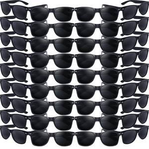 lot 1871 image: Oleitodh 60 Pack Black Party Sunglasses for Kids, Teens and Adults