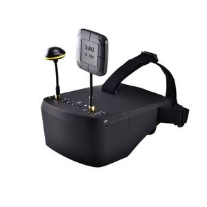 lot 2000 image: EV800D FPV Goggles with DVR - 5.8G 40CH 5 Inch Screen Build in Antenna Battery for Analog FPV Camera and Transmitter FPV Drone RC Car Airplane Hobby by Speedybee
