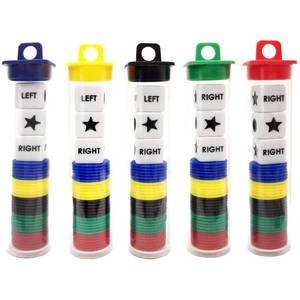lot 2025 image: Ahoper Right Left Center Dice Game Prime Set Bundle with 3 Dices  30 Chips - (5 Pack). Round Tube Storage is Very Convenient for Travel. Easy to Store, Carry Around.
