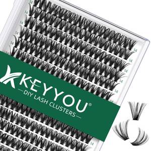 lot 2027 image: KEYYOU Lash Clusters,40D 14mm for DIY Natural Volume